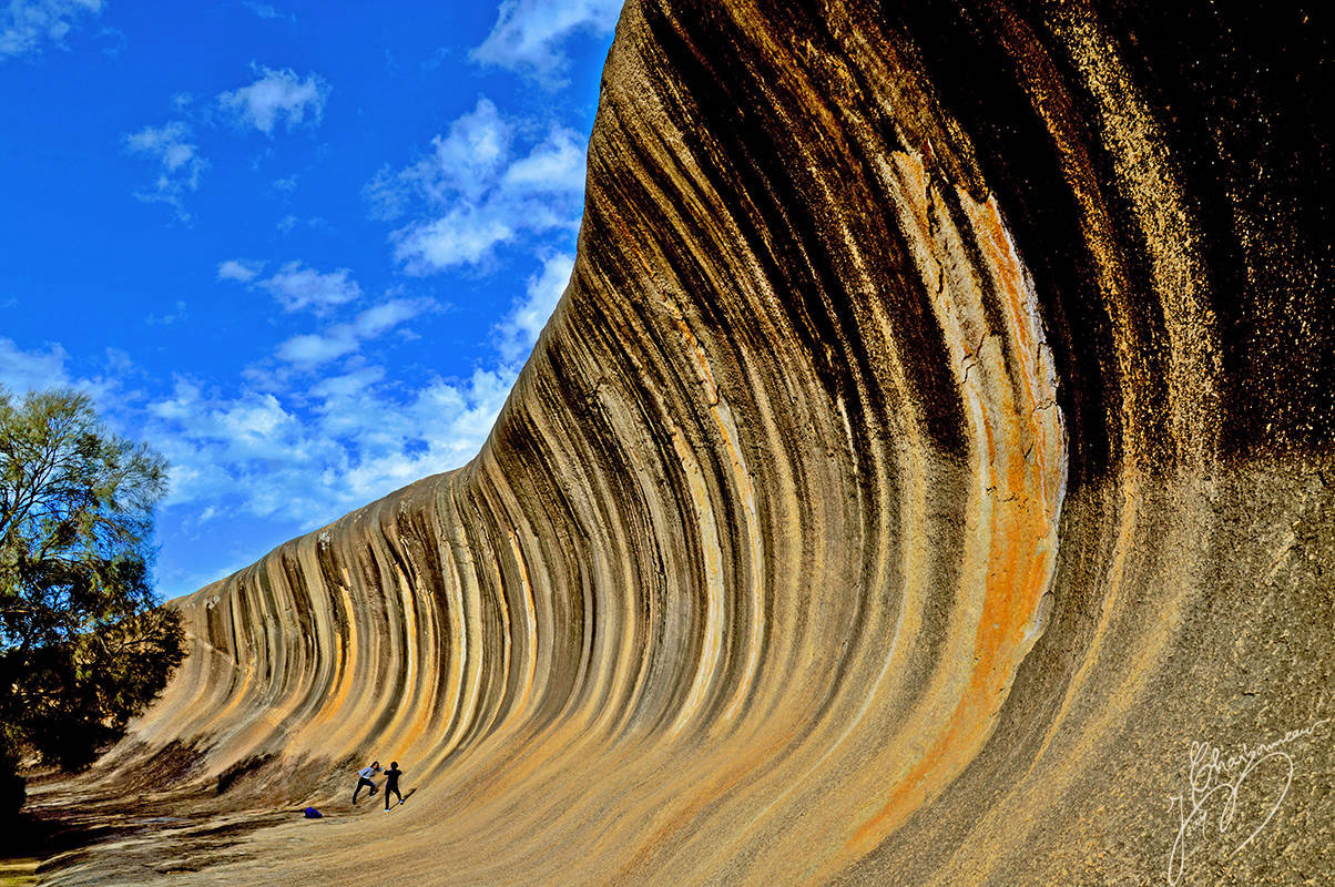 Wave Rock, le rocher-vague - Photo © Jean Charbonneau