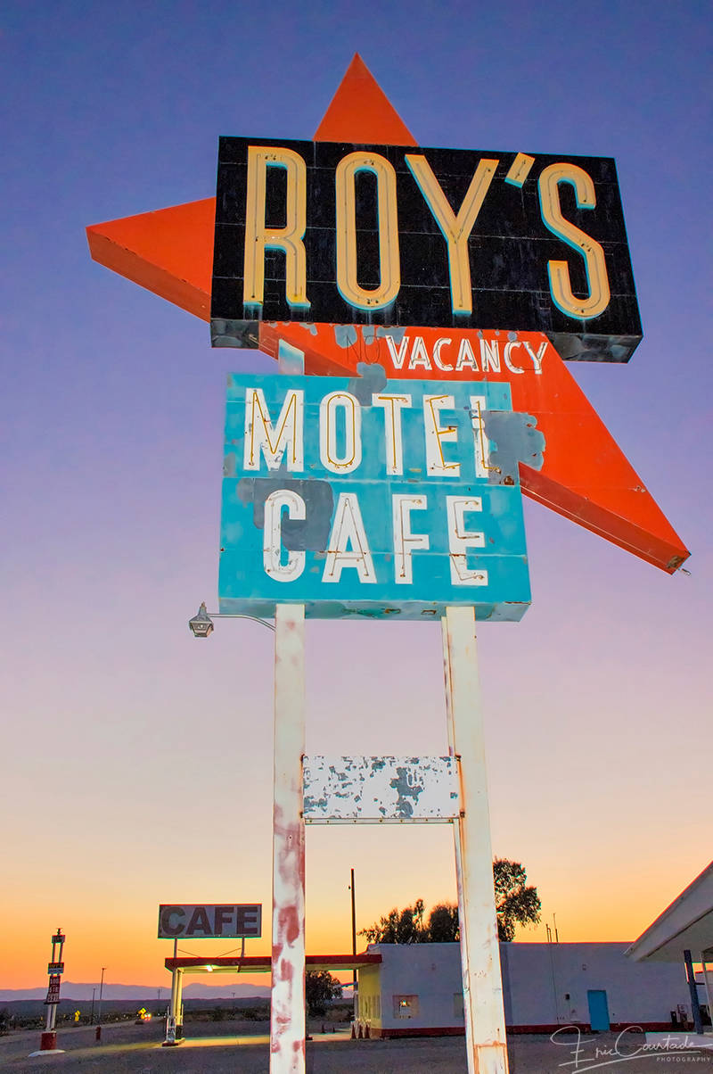 Roy's Motel & Cafe - Route 66 - Amboy -  CALIFORNIE - Photo © Éric Courtade