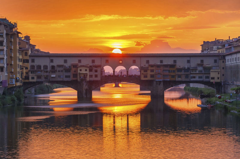 Le vieux pont, Florence, Toscane - Photo © Mario Introia