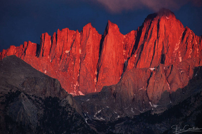 Mount Whitney Sunrise -  CALIFORNIE - Photo © Éric Courtade